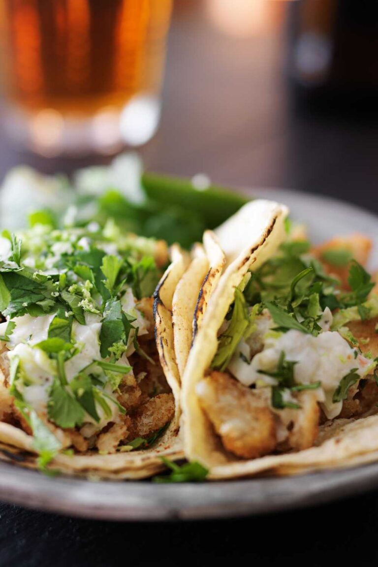 Tangy Bobby Flay Slaw Fish Tacos Recipe