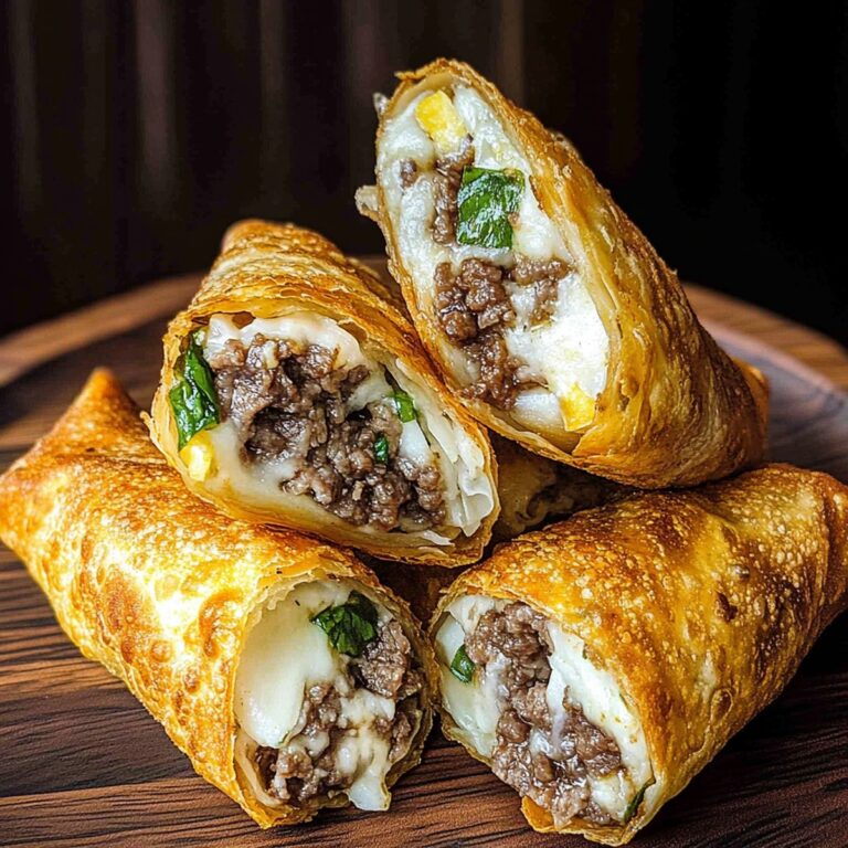 Philly Cheesesteak Egg Rolls Recipe