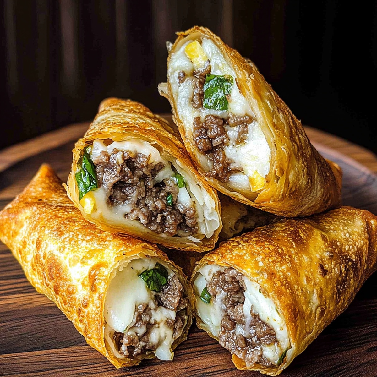 Philly Cheesesteak Egg Rolls Recipe