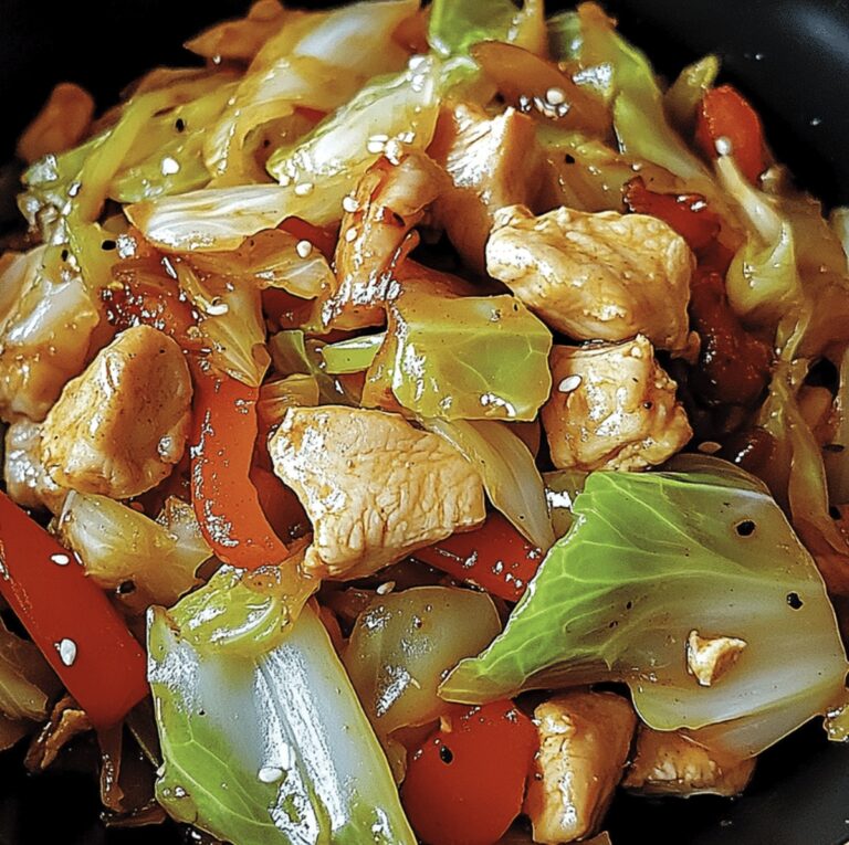 Chinese Chicken Cabbage Stir-Fry Recipe