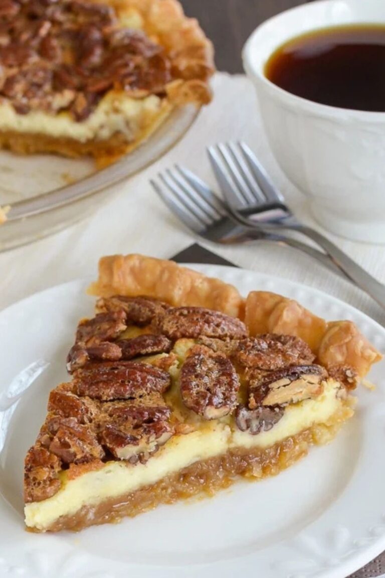Sinful Paula Deen Pecan Cheesecake Pie Recipe