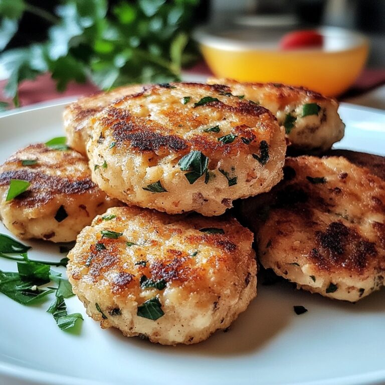 Mediterranean Chicken Patties Recipe
