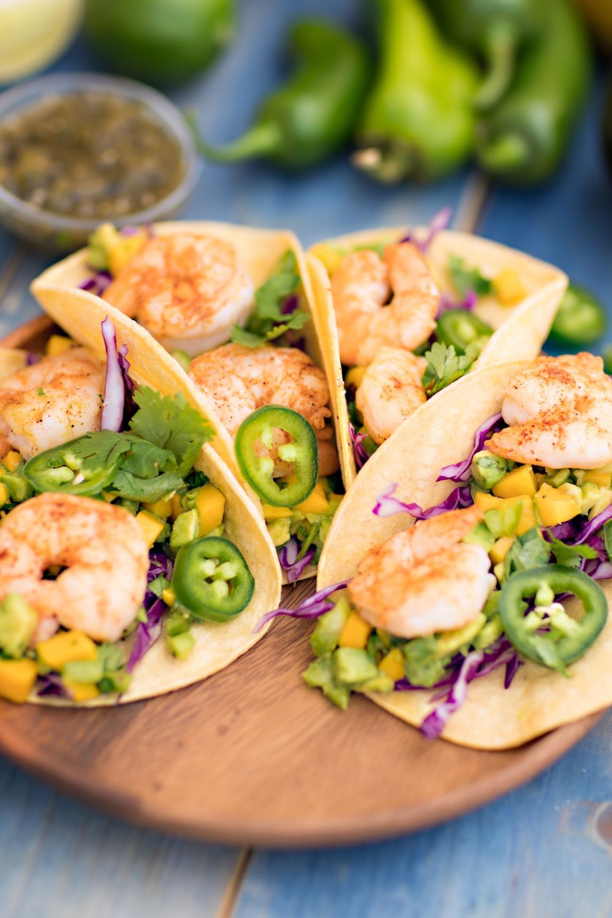Spicy Michael Symon Grilled Shrimp With Tomatillo Salsa Recipe