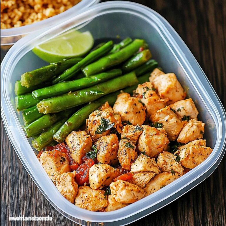 Meal Prep Baked Lime Chicken Bowls Recipe
