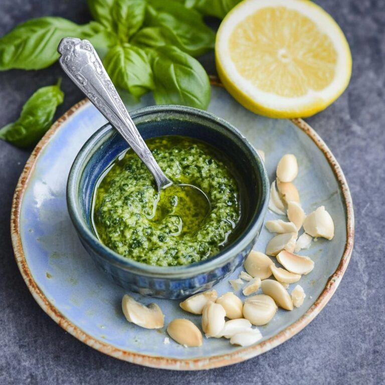 Homemade Basil Pesto Recipe