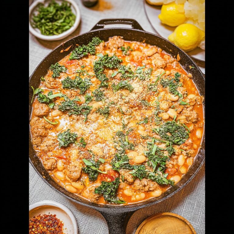 Hearty Sausage and White Bean Skillet Recipe