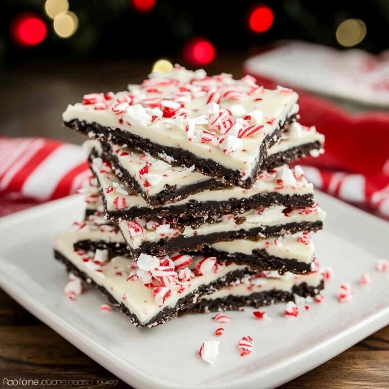 Peppermint Oreo Bark Recipe