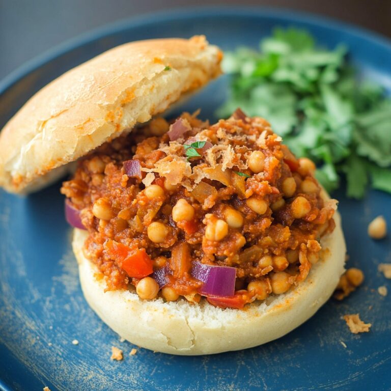 Zesty Chickpea Sloppy Joes Recipe