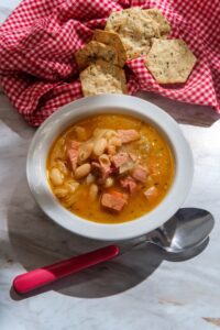 Hearty Alton Brown Ham And Bean Soup Recipe