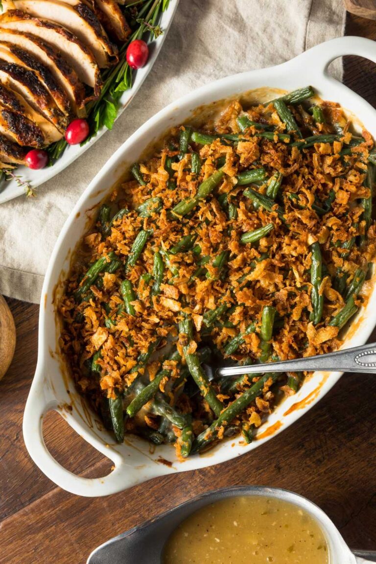 Hearty Bobby Flay Green Bean Casserole Recipe