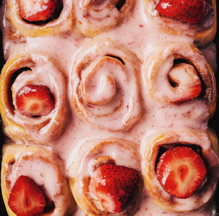 Strawberry Cinnamon Rolls Recipe
