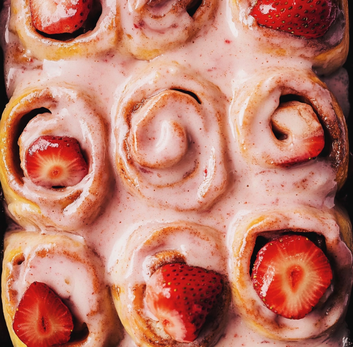 Strawberry Cinnamon Rolls Recipe