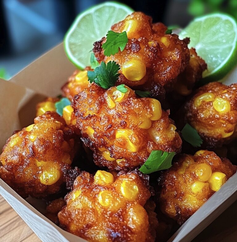 Mexican Street Corn Fritters Recipe