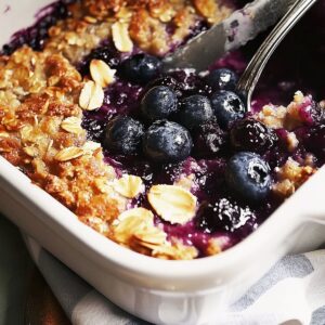 Baked Blueberry Oatmeal Recipe