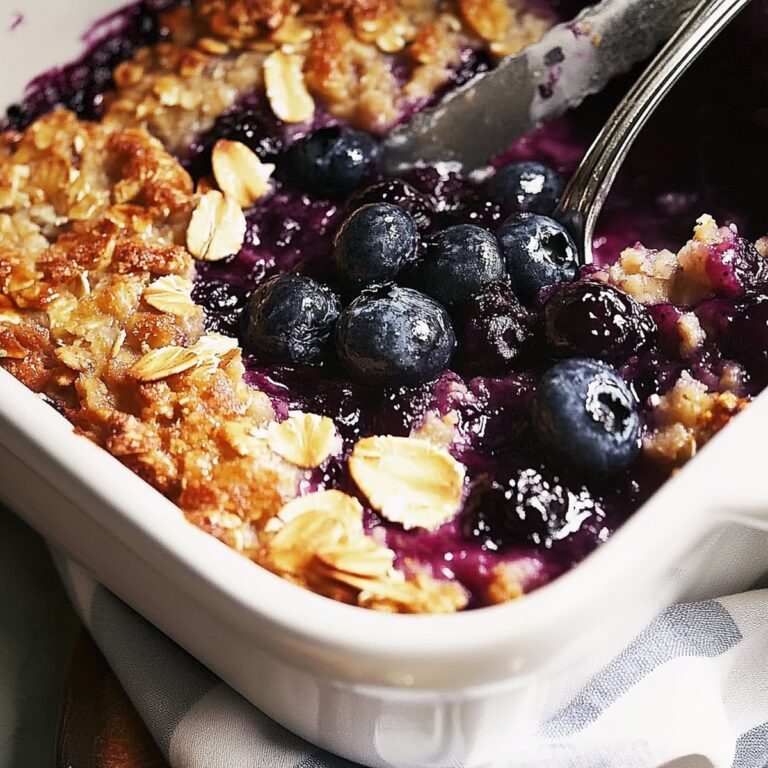 Baked Blueberry Oatmeal Recipe
