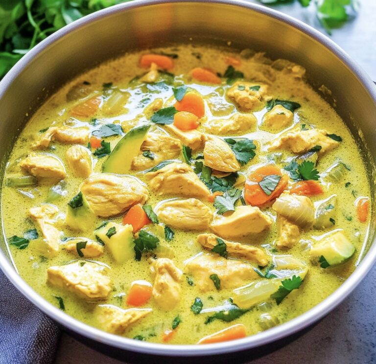Spicy Green Thai Chicken Coconut Curry Recipe