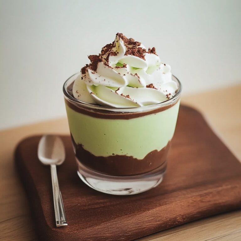 Shamrock Shake Pudding Cups Recipe