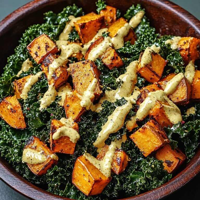 Vibrant Sweet Potato Kale Salad Recipe