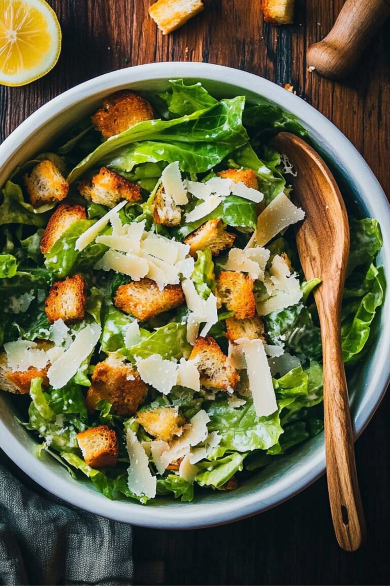 Legendary Julia Child Caesar Salad Recipe