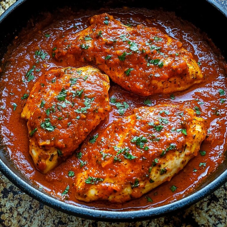 Skillet Chicken in Roasted Red Pepper Sauce Recipe