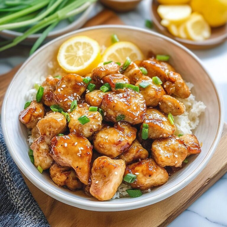 Healthy Chinese Lemon Chicken Recipe