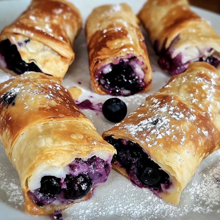 Air Fryer Blueberry Chimichangas Recipe