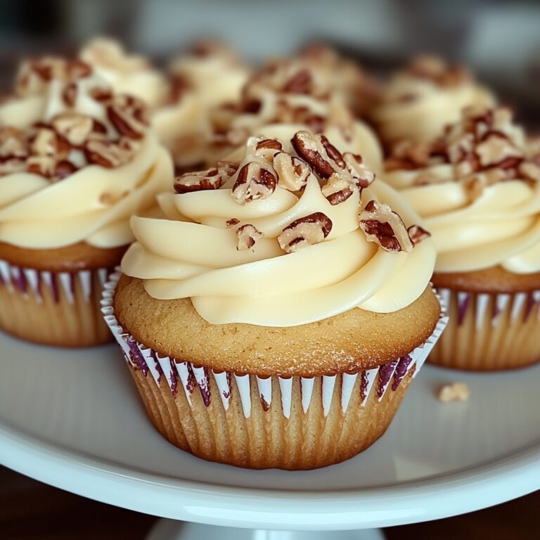 Butter Pecan Cupcakes Recipe