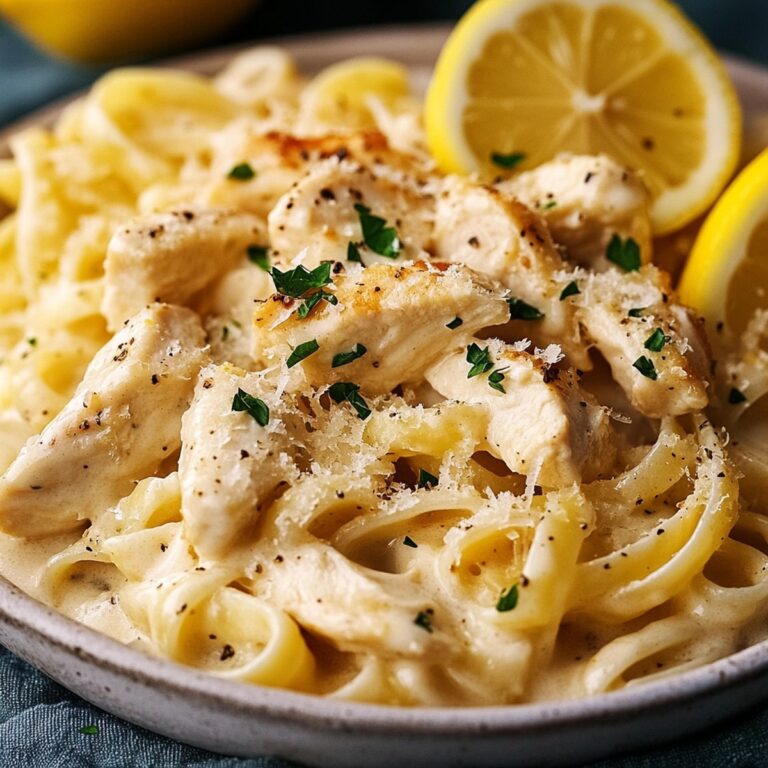Zesty Lemon Garlic Chicken Pasta Recipe