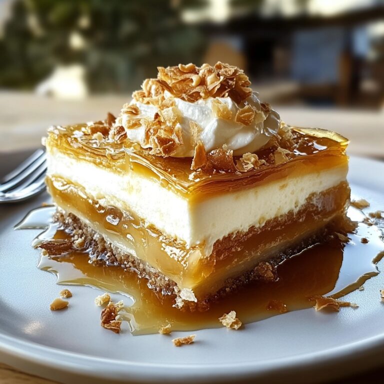 Honey Baklava Cheesecake Recipe