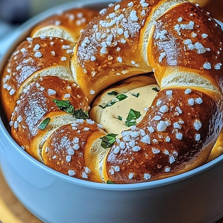 Soft Pretzels With Cheese Dip Recipe