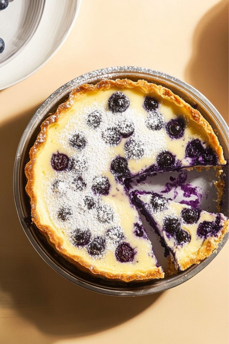 Rustic Blueberry Clafoutis Recipe