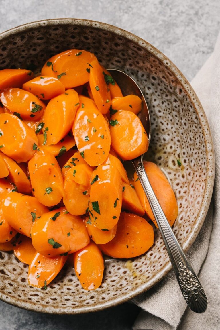 Crispy Alton Brown Glazed Carrots Recipe