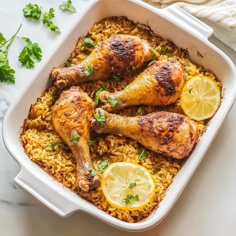 Baked Chicken Legs And Rice Recipe