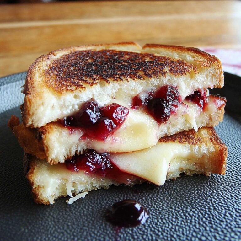 Apple and Cranberry Grilled Cheese Recipe