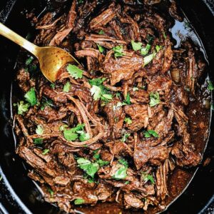 Slow Cooker Barbacoa Beef Recipe