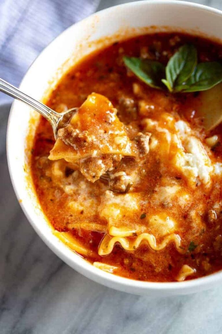 Comforting Paula Deen Lasagna Soup Recipe