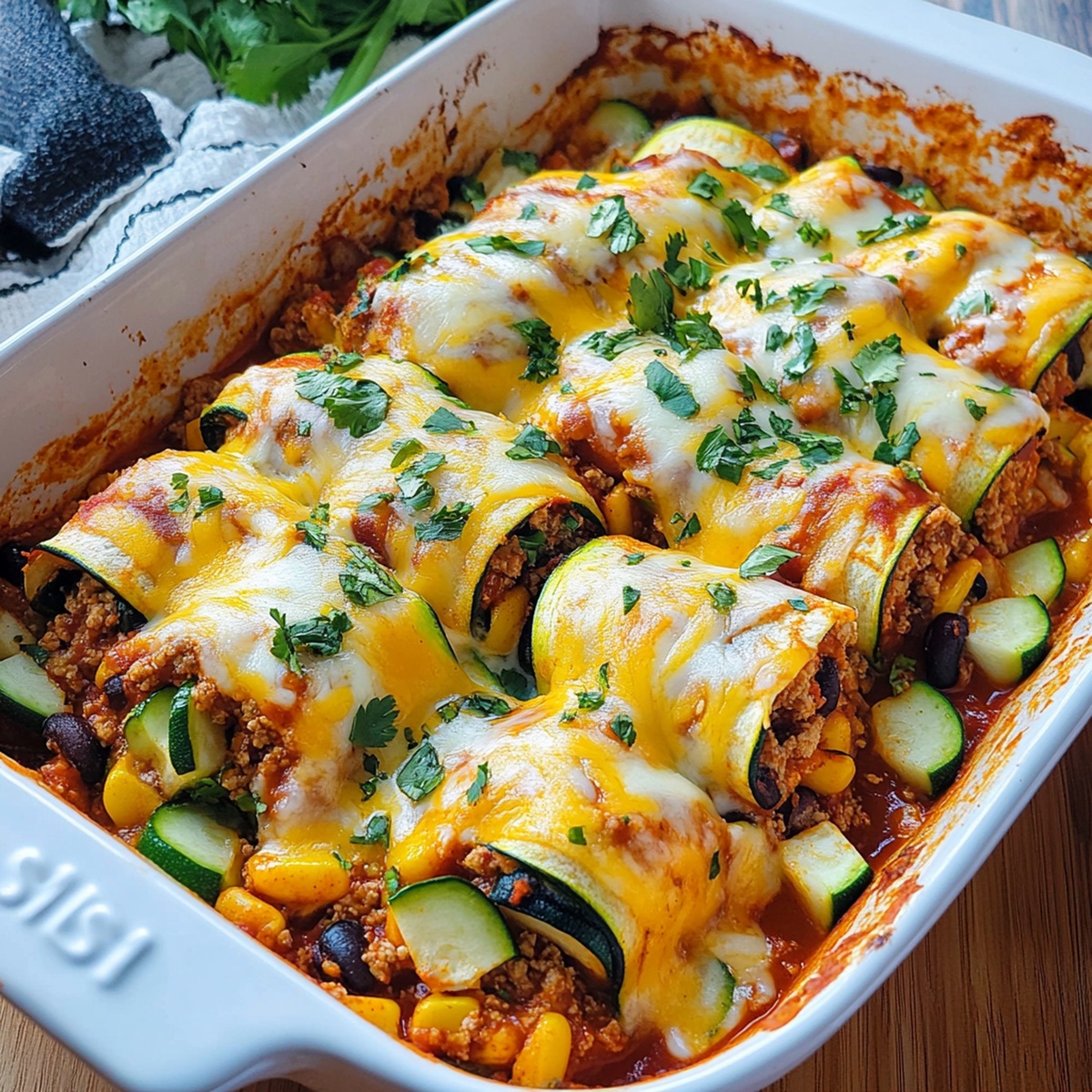 Zucchini Enchilada Roll Ups Recipe