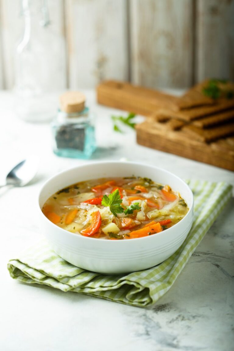 Hearty Alton Brown Garden Vegetable Soup Recipe