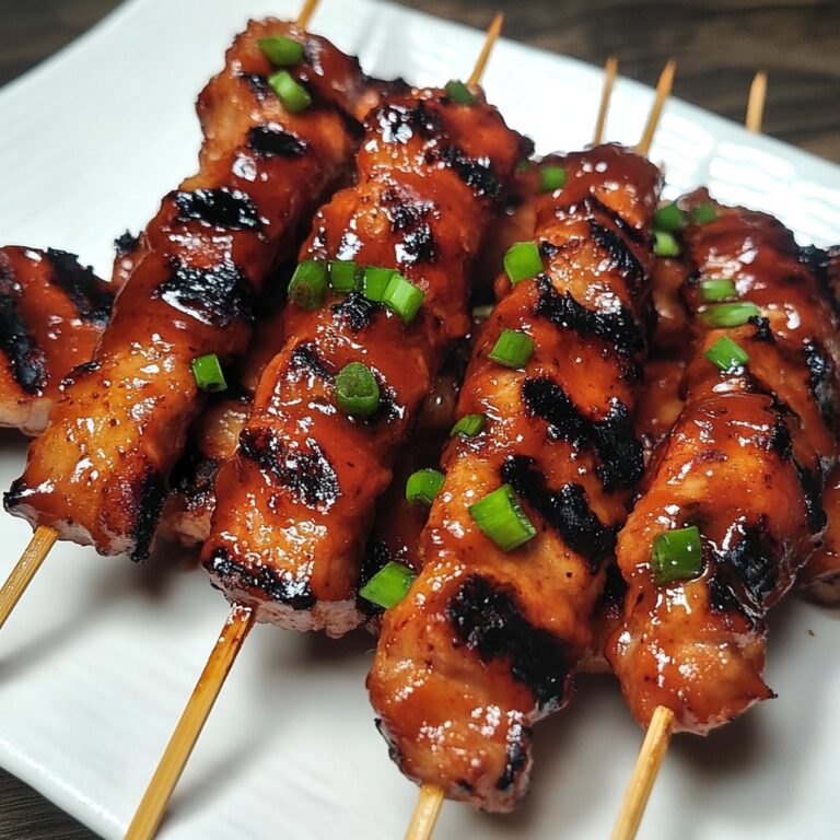 BBQ Pork Skewers with Filipino BBQ Marinade Recipe