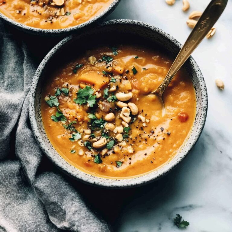Sweet Potato Peanut Soup Recipe