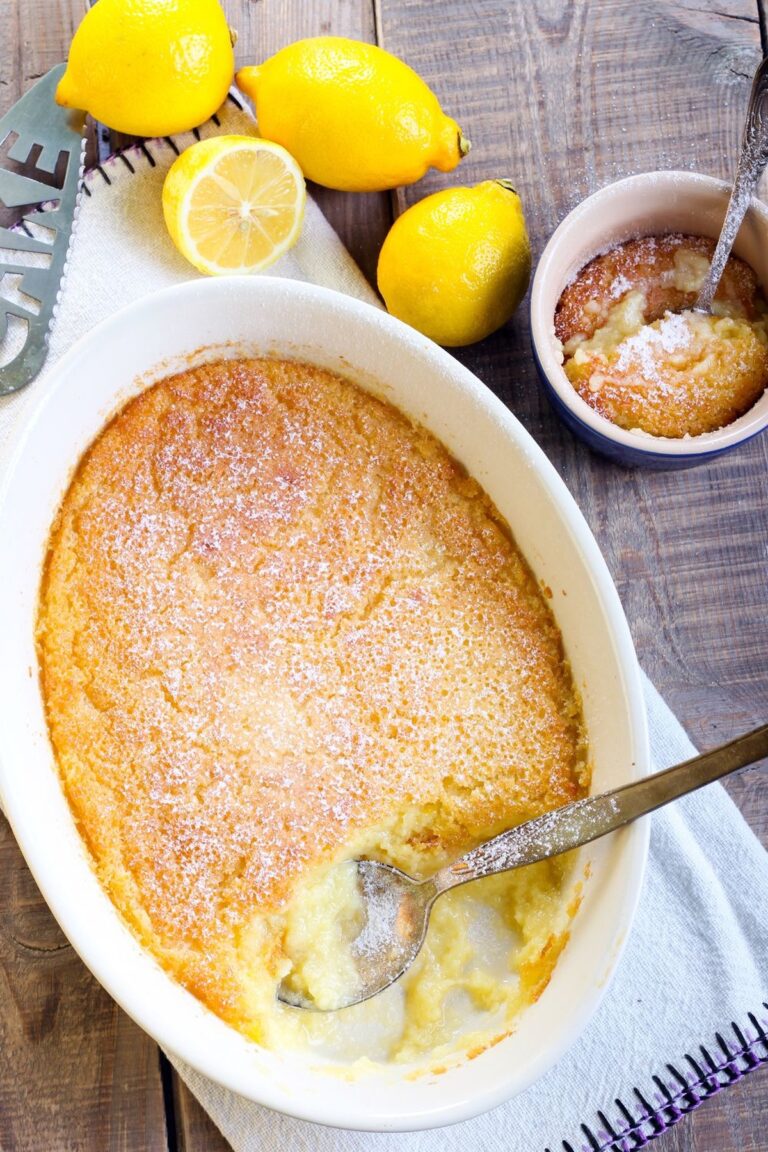 Heavenly Lemon Pudding Cake Recipe