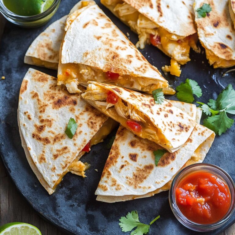 Easy Chicken Quesadillas Recipe
