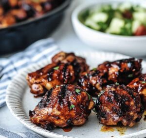 Succulent BBQ Boneless Chicken Thighs Recipe