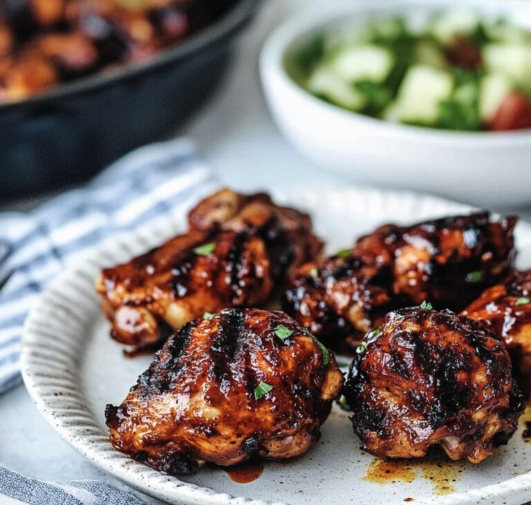 Succulent BBQ Boneless Chicken Thighs Recipe
