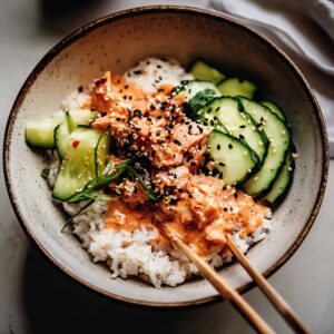 Hawaiian Spicy Tuna Rice Bowl Recipe