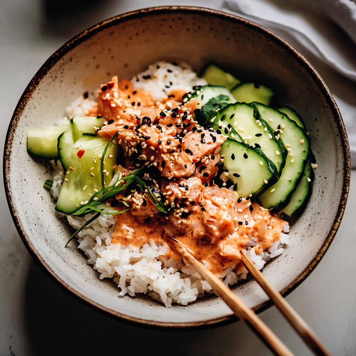 Hawaiian Spicy Tuna Rice Bowl Recipe