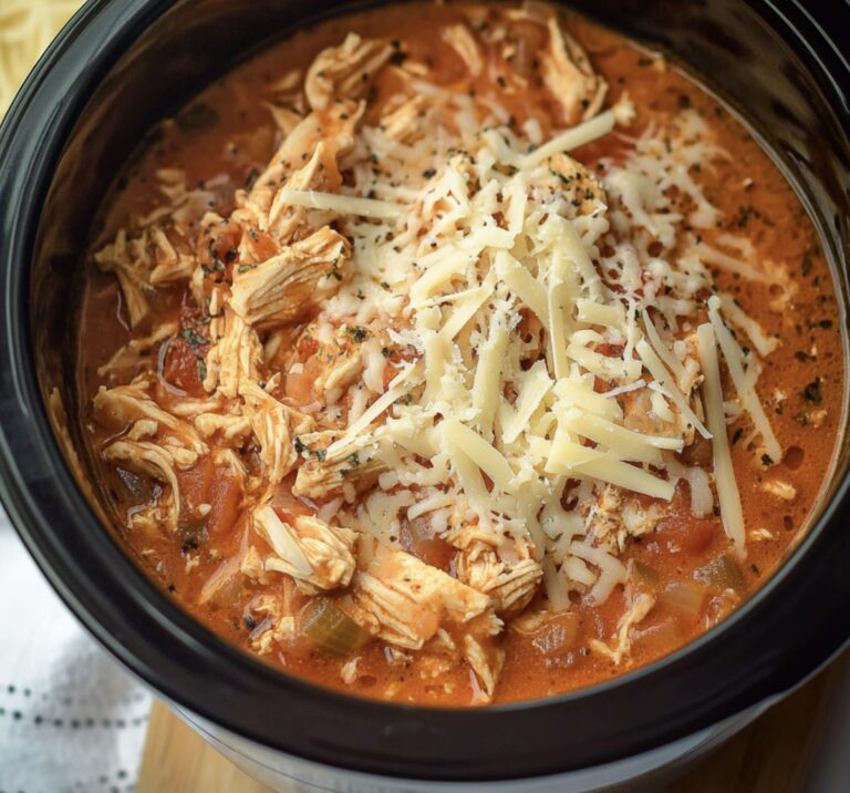 Crockpot Chicken Parmesan Soup Recipe