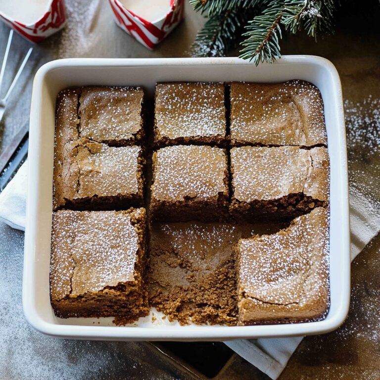 Gingerbread Brownies Recipe