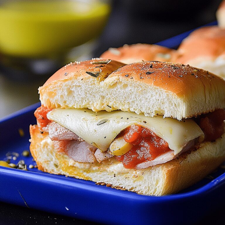 Hot Italian Sub Sliders Recipe