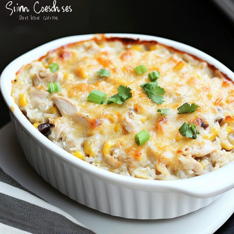 Skinny Chicken and Rice Casserole Recipe
